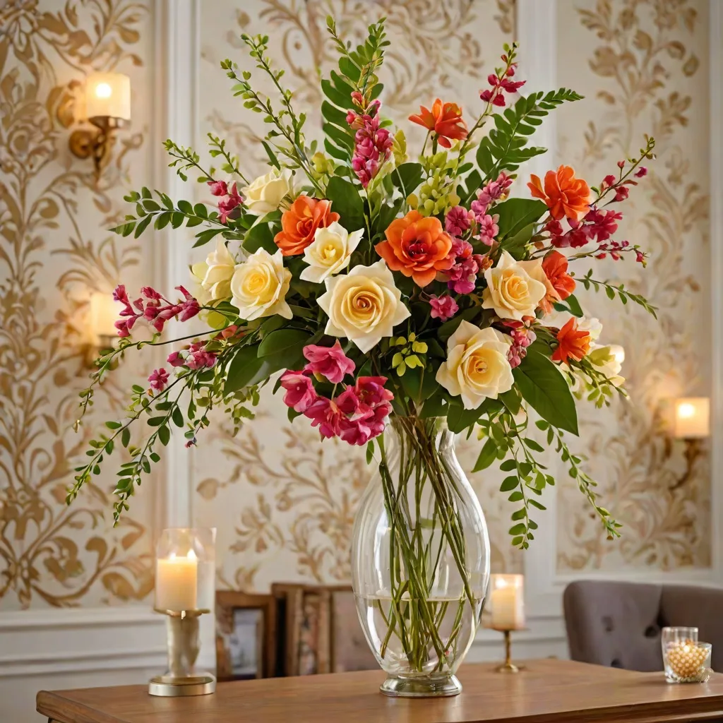 Sztuczne kwiaty na ścianę – trwała i efektowna dekoracja