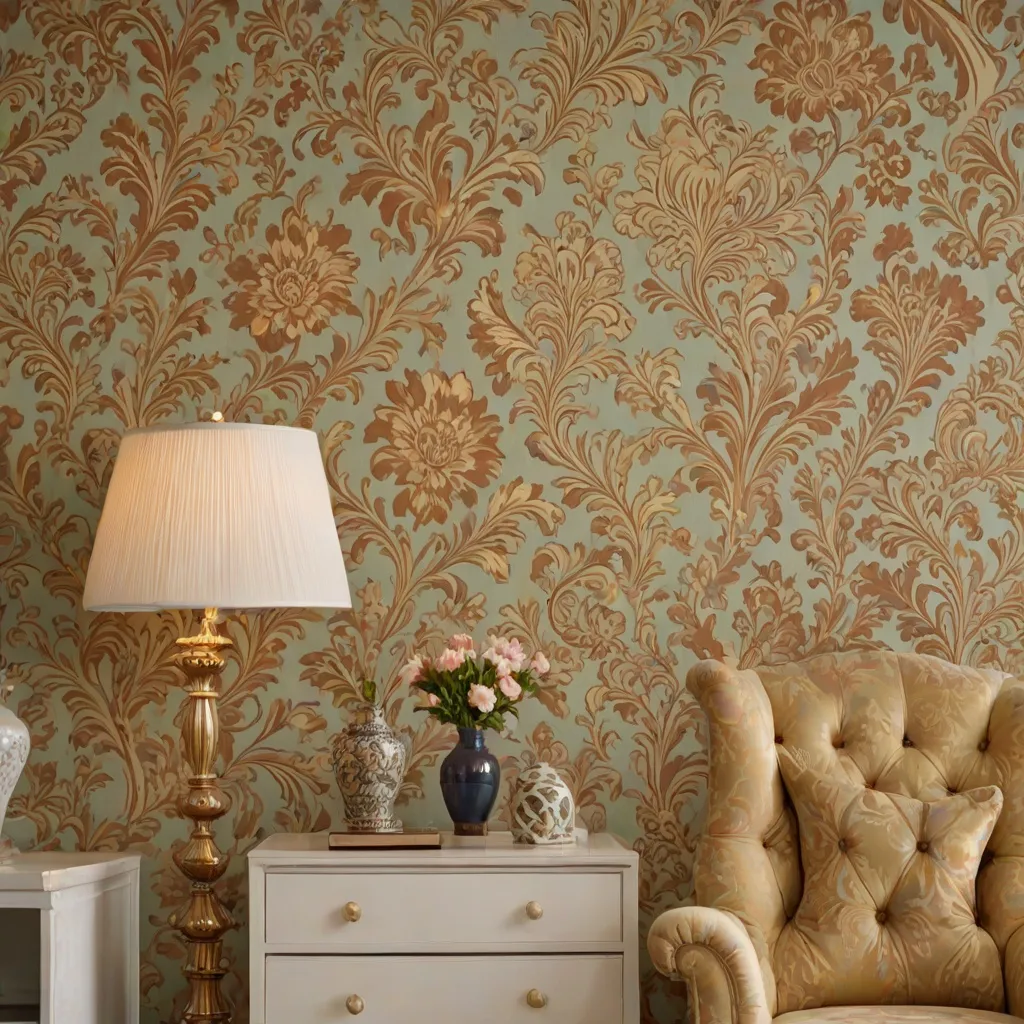 Tapeta do połowy ściany — jak wykończyć?