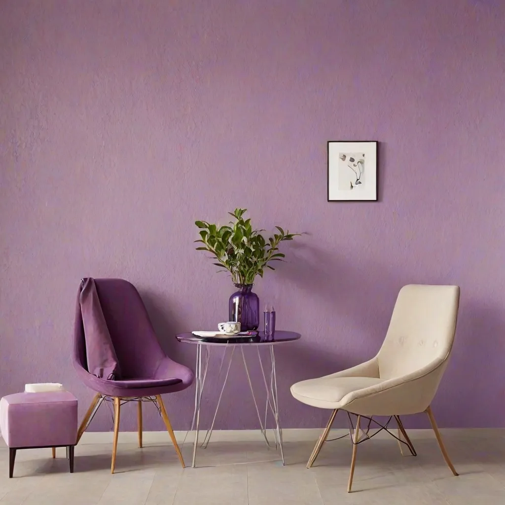 Ściany fioletowe — z jakim kolorem?