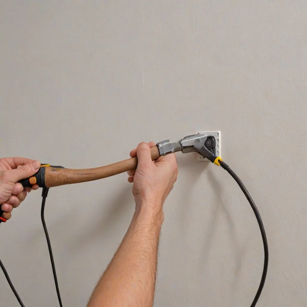 Jak przymocować kabel do ściany