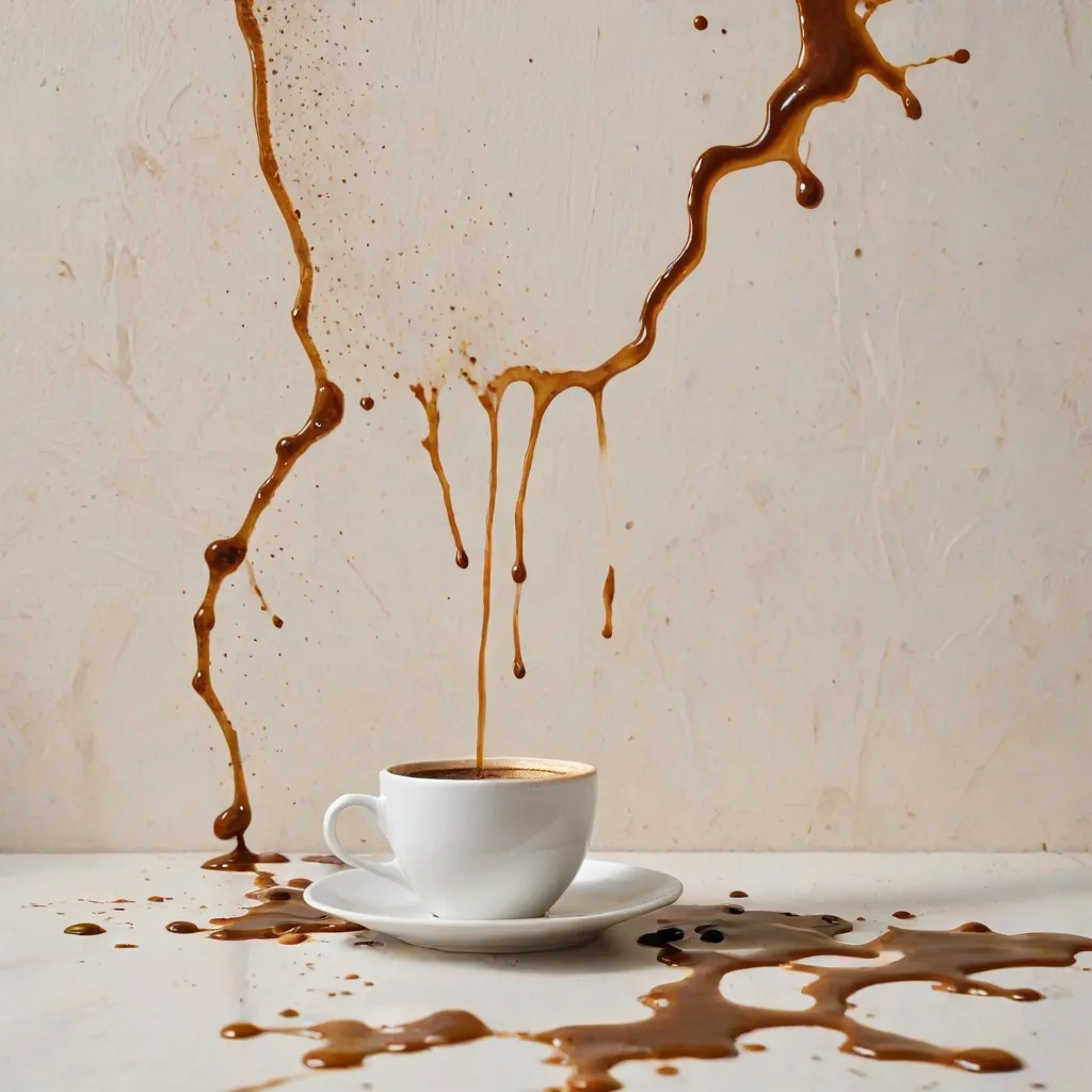 Jak zmyć kawę ze ściany?