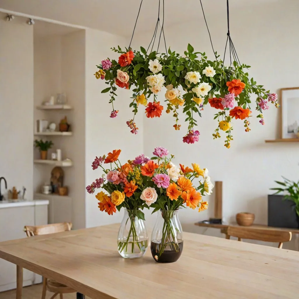 Wiszące kwiaty w dekoracji wnętrz – trendy i pomysły