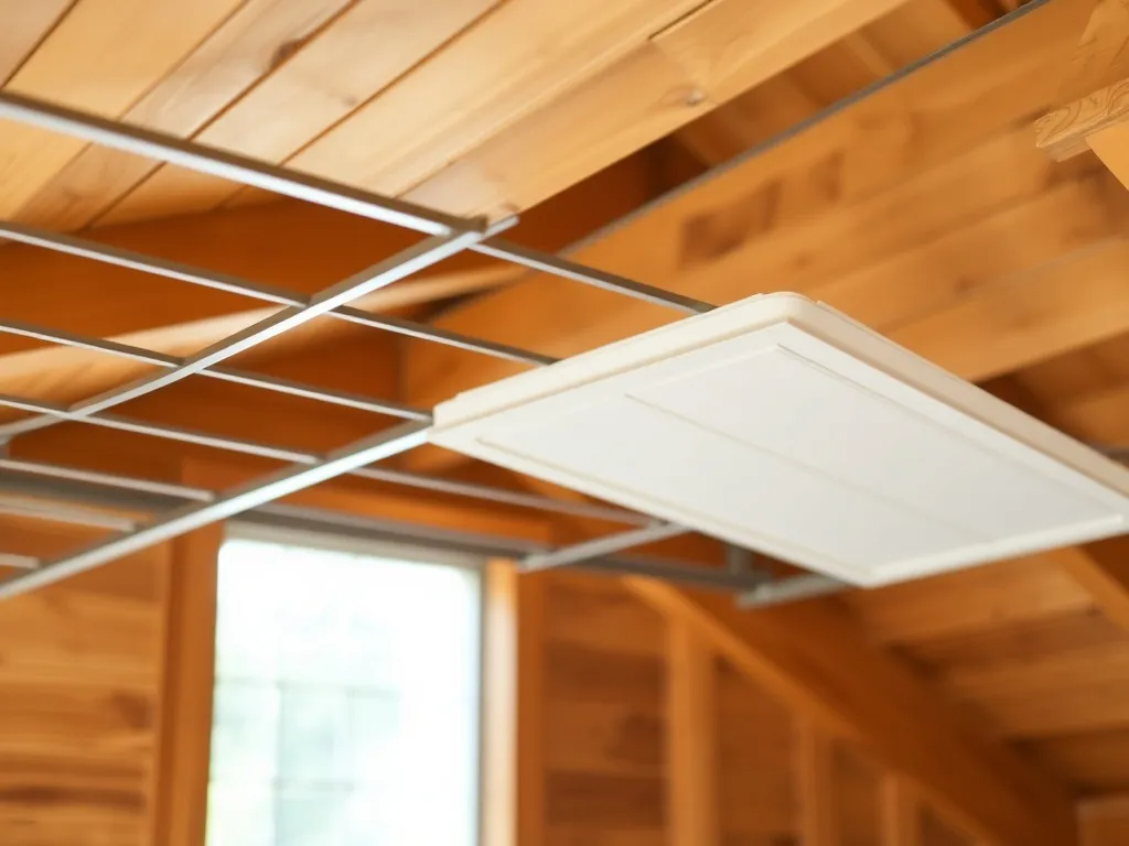 Jak wykonać sufit podwieszany na stropie drewnianym? Krok po kroku