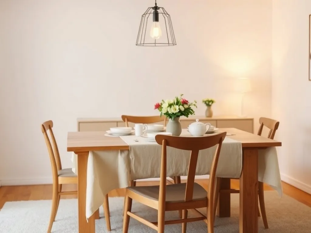 Jaka jest optymalna odległość stołu od ściany w jadalni?