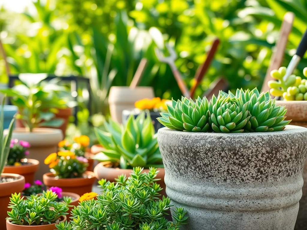 Jaki cement do doniczek? Wybierz najlepszy materiał do ogrodu