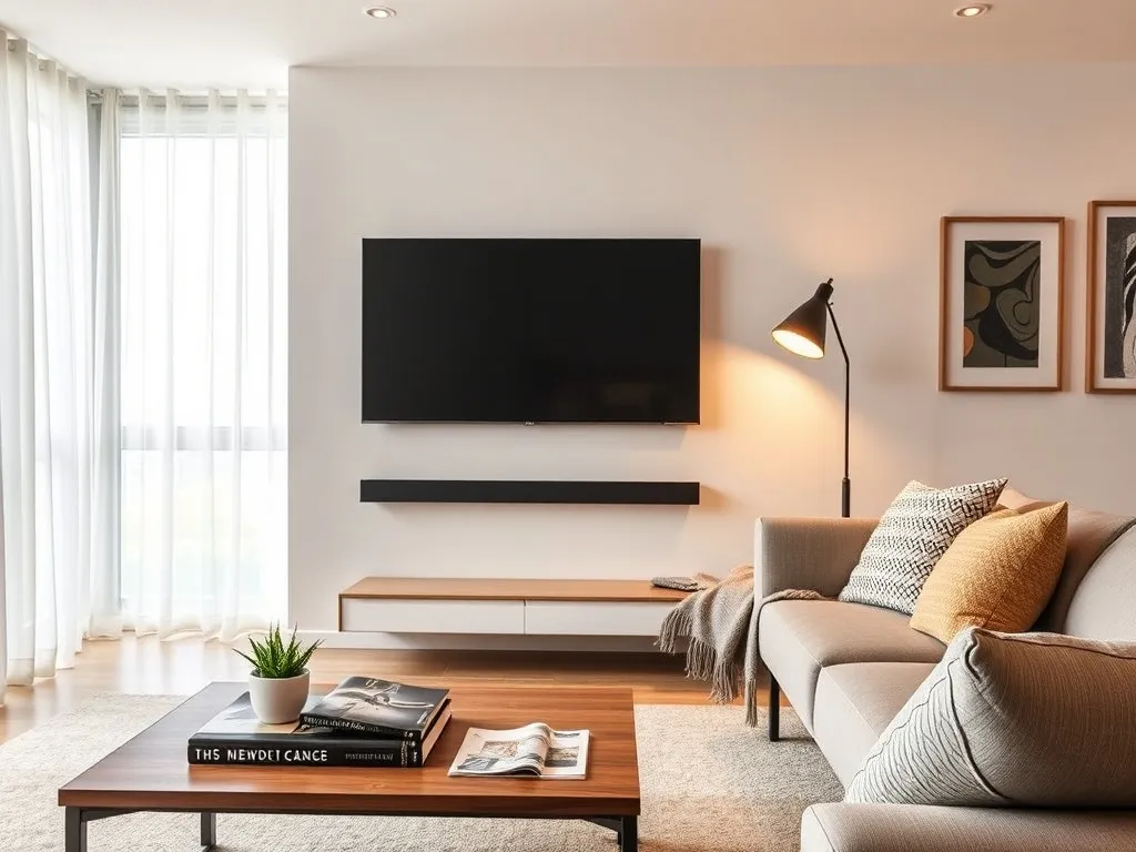 Jaki kolor ściany za telewizorem wybrać do nowoczesnego wnętrza?