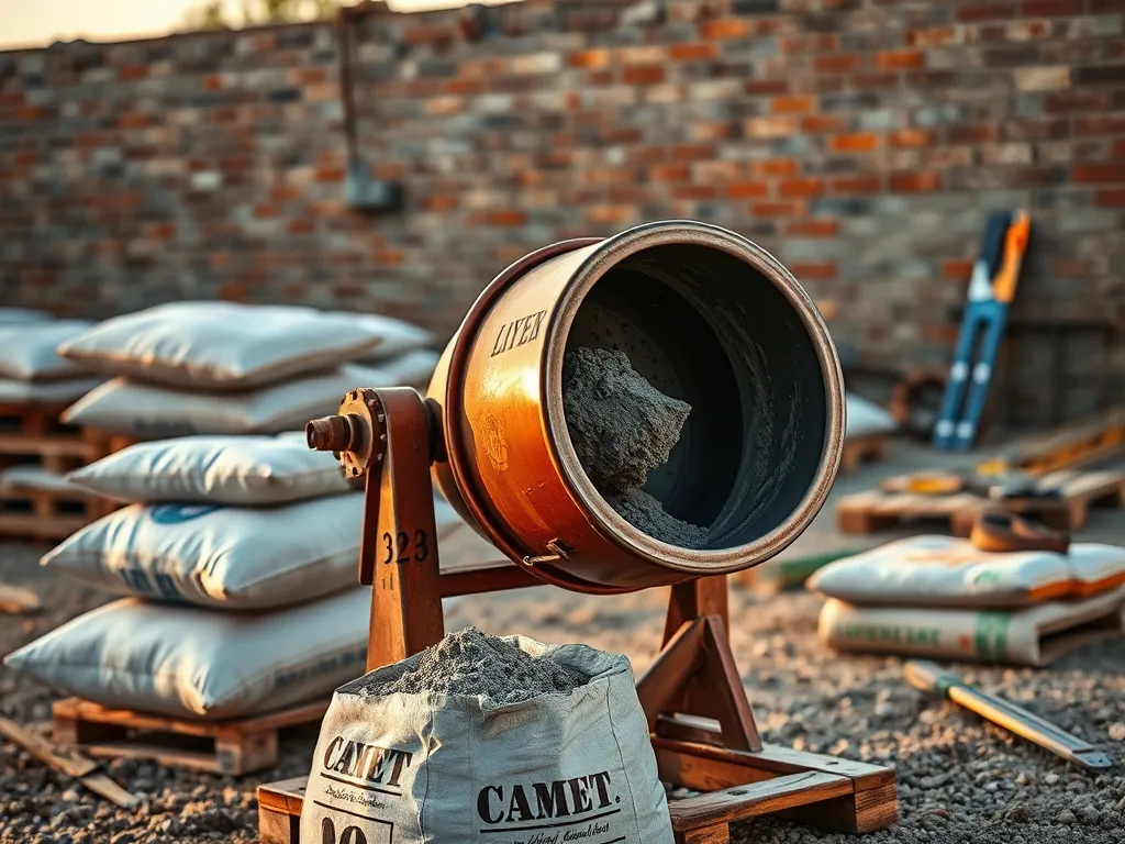 Ile worków cementu na betoniarkę? Oto praktyczny przewodnik