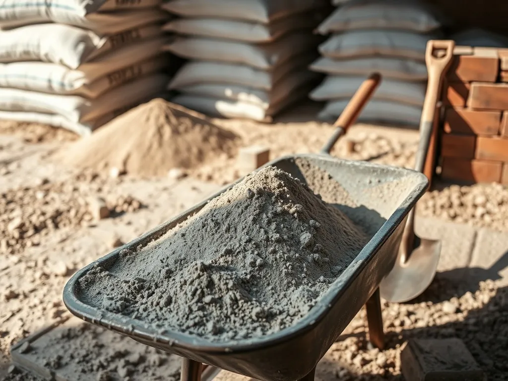 Ile cementu do piasku pod kostkę brukową? Sprawdź proporcje!