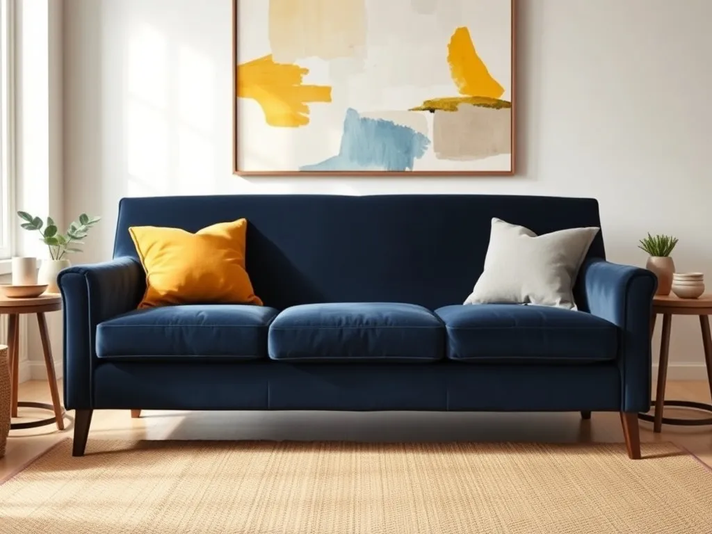 Jaki kolor ścian do granatowej kanapy? Oto najlepsze propozycje!