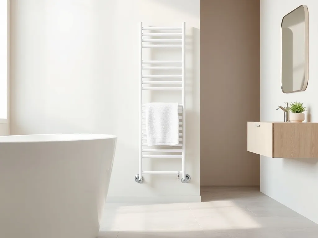Na jakiej wysokości grzejnik drabinkowy w łazience?