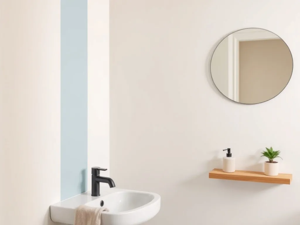 Jaki kolor ścian w małej łazience?