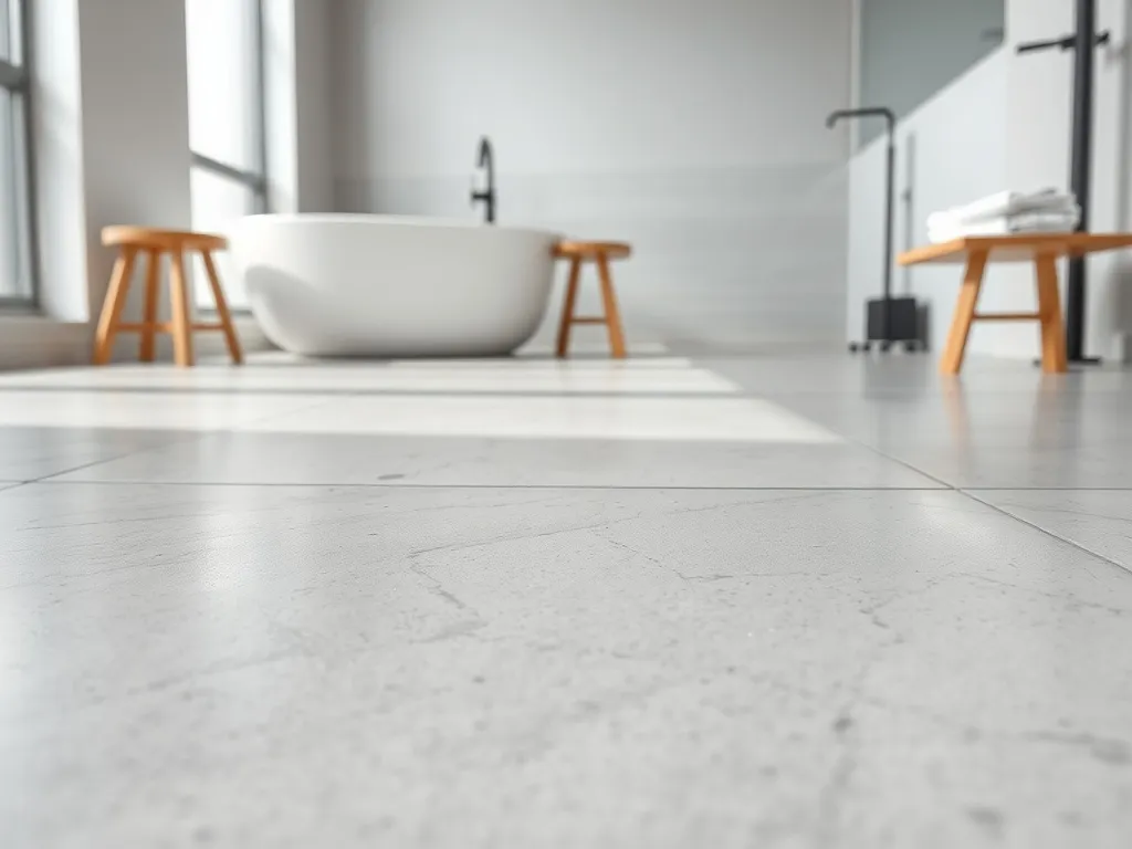 Podłoga w łazience z żywicy – zalety i montaż