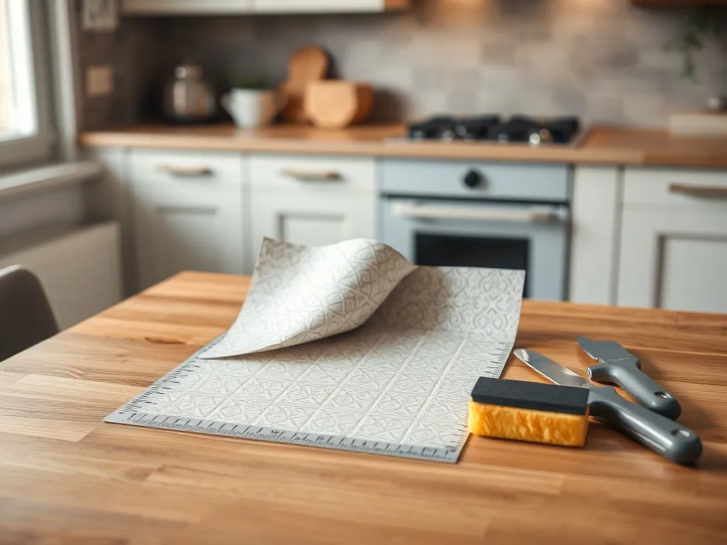 Tapeta na płytki w kuchni – jak wybrać i samodzielnie przykleić?