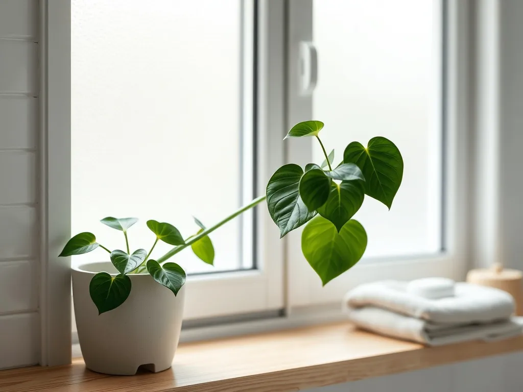 Jaki kwiat do łazienki z oknem?