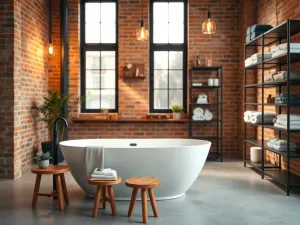 Styl loftowy w łazience – inspiracje, aranżacje i porady