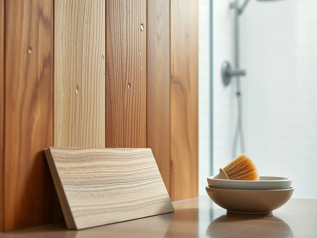 Drewno do łazienki na ścianę: jaki materiał i jak zabezpieczyć?