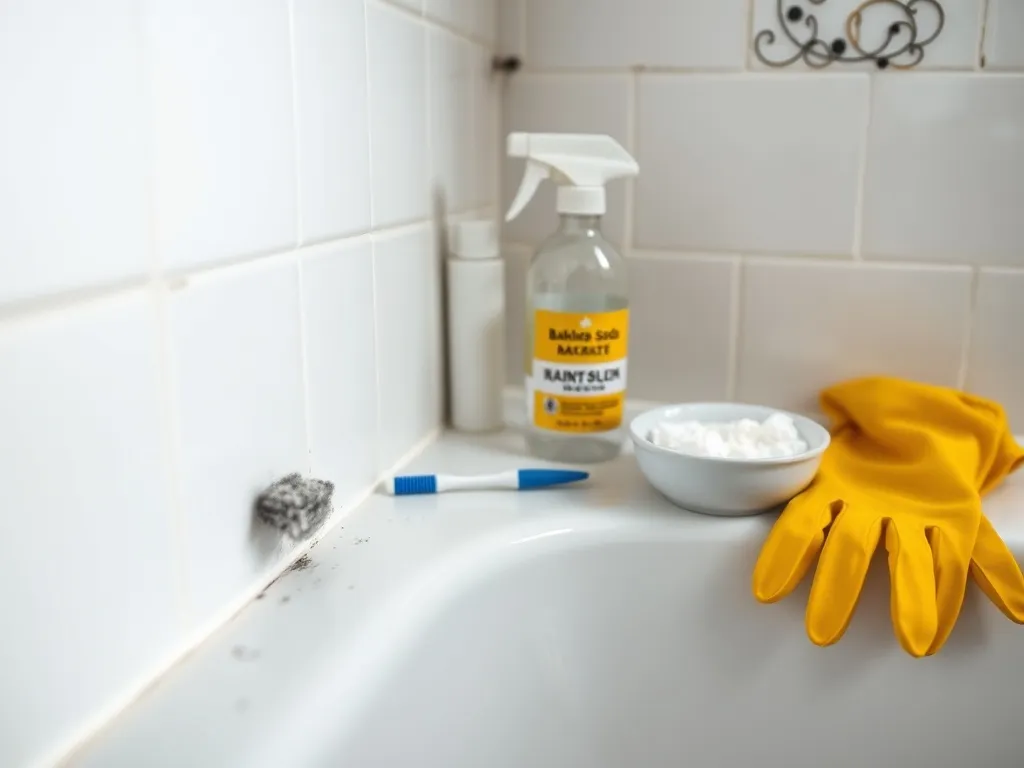 Jak usunąć czarną pleśń z silikonu?