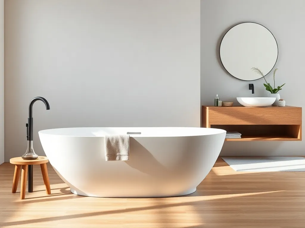 Nowoczesna łazienka bez płytek - pomysły i aranżacje