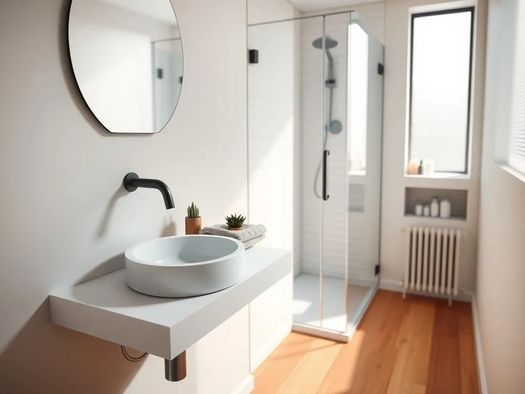 Bardzo mała łazienka z prysznicem – jak ją urządzić?