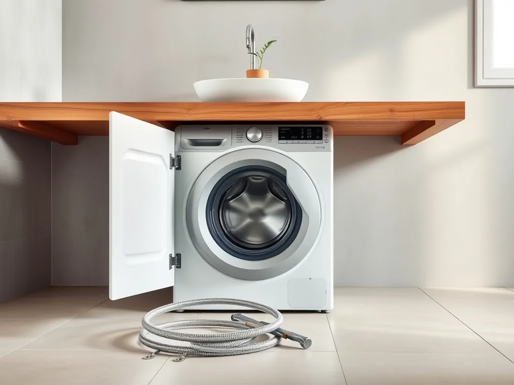 Pralka w łazience pod blatem – jak ją zamontować?