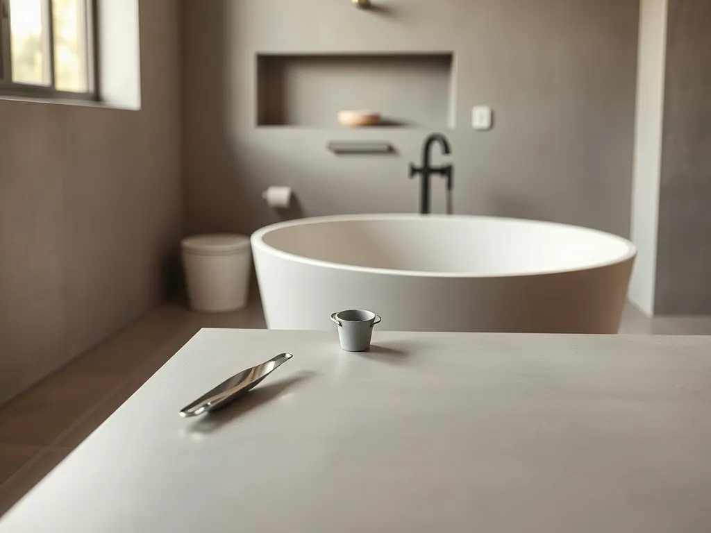 Mikrocement w łazience – zalety, montaż i pielęgnacja