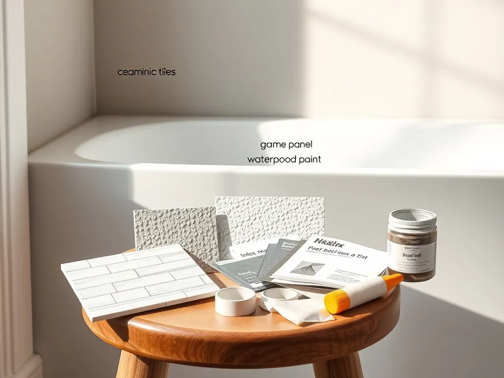 Tanie wykończenie ścian w łazience – pomysły i materiały